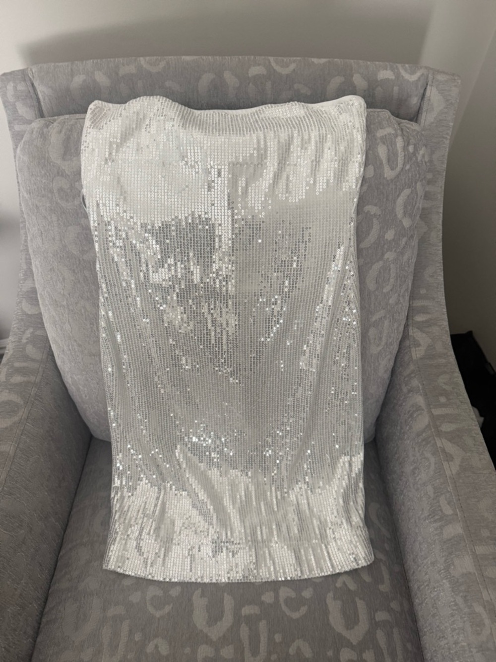 Silver Sequin tube dress